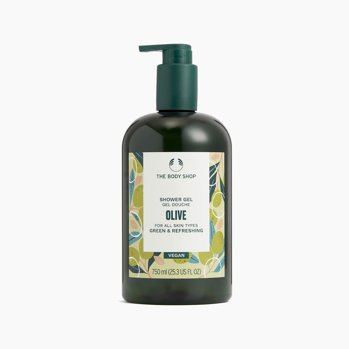 The Body Shop Shower Gel 750ml Olive (Vegan)
