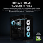 CORSAIR FRAME 4500X RS-R ARGB Panoramic Glass Mid-Tower PC Case