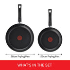 Tefal Taste Non-Stick Twin Frying Pan Set