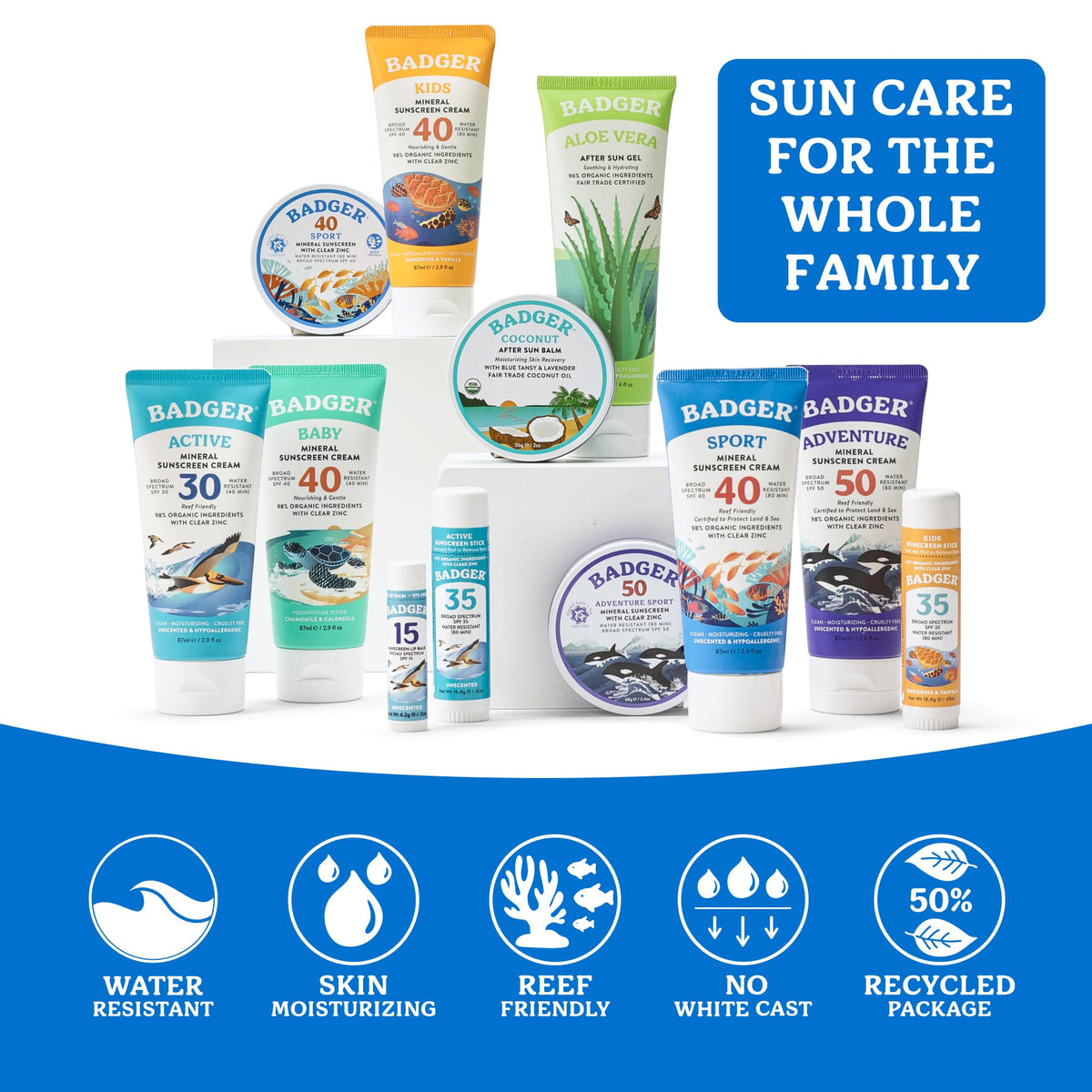 Badger Company, Clear Zinc Sunscreen Cream