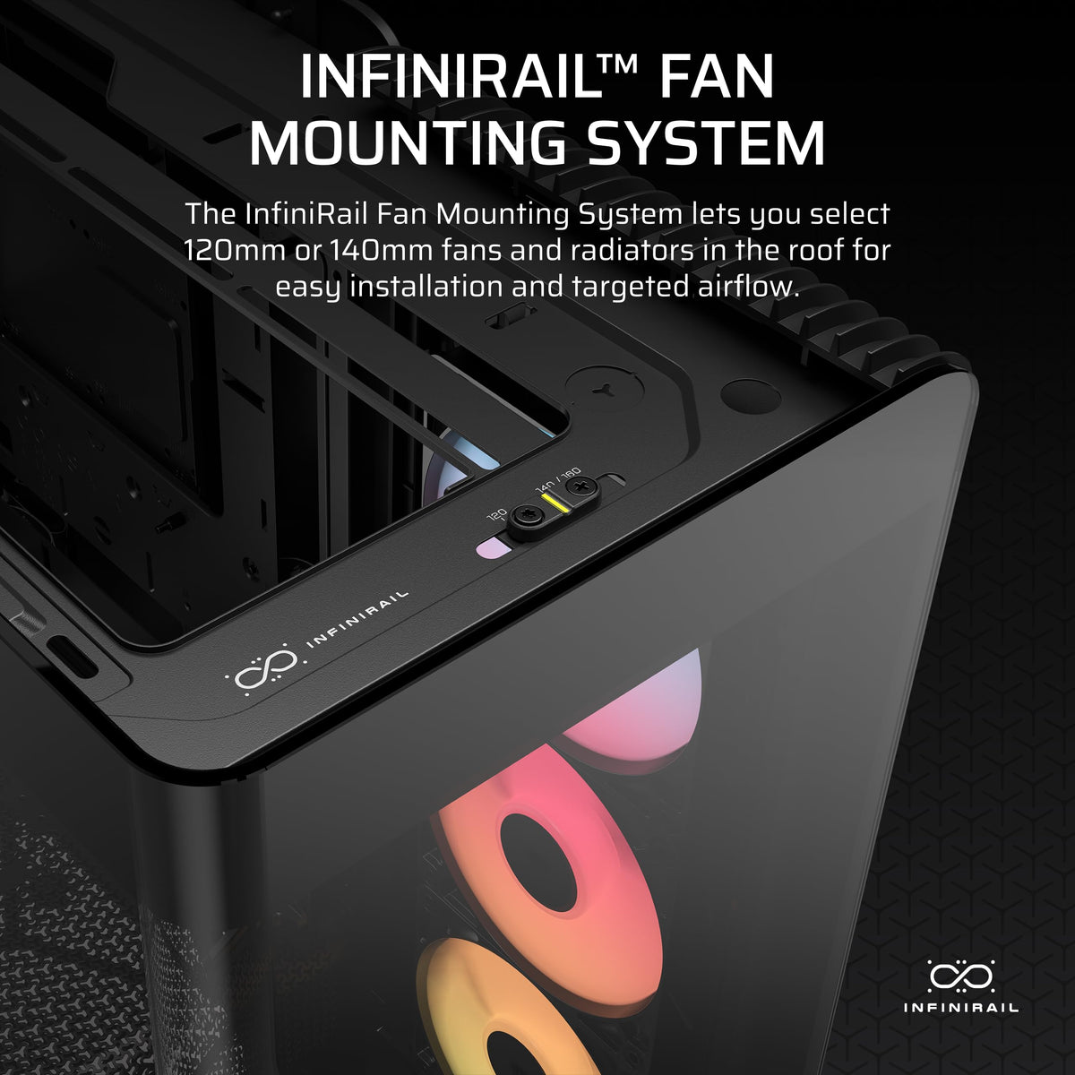 CORSAIR FRAME 4500X RS-R ARGB Panoramic Glass Mid-Tower PC Case