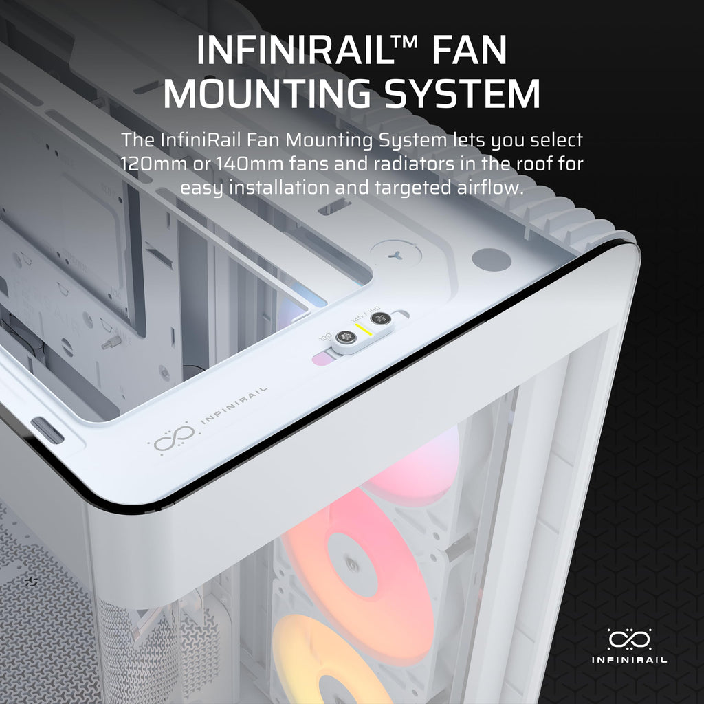 CORSAIR FRAME 4500X RS-R ARGB Panoramic Glass Mid-Tower PC Case
