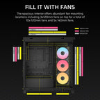CORSAIR FRAME 4500X RS-R ARGB Panoramic Glass Mid-Tower PC Case