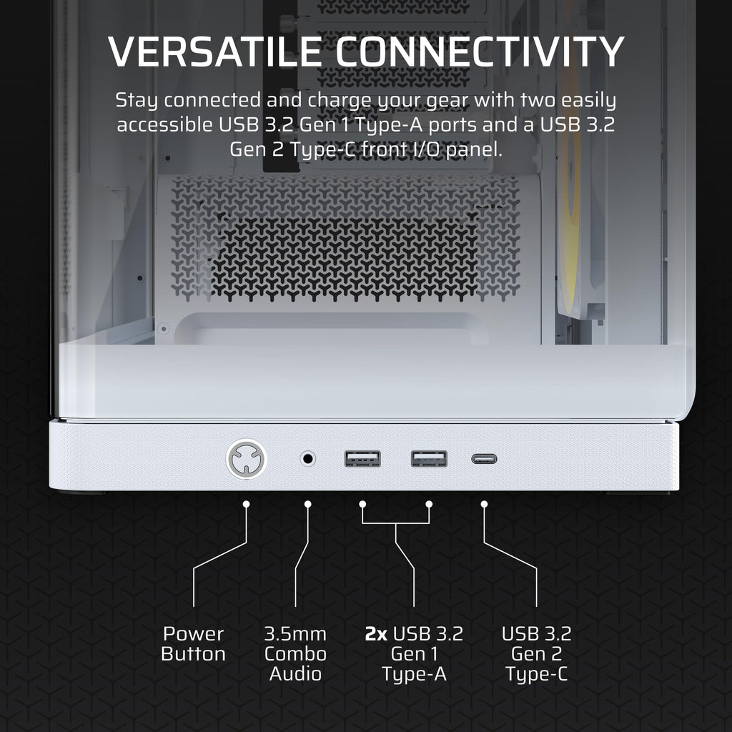 CORSAIR FRAME 4500X RS-R ARGB Panoramic Glass Mid-Tower PC Case